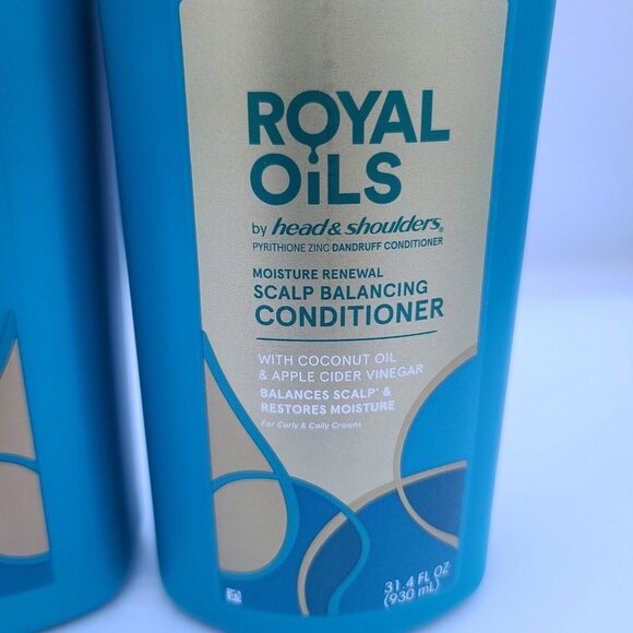 Head & Shoulders Royal Oil Moisture Shampoo + Conditioner 31.45 Fl Oz Exp: 1/23 - Picture 4 of 6